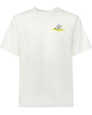Burberry Sleeping Knight Cotton T-Shirt - White