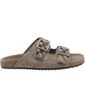 Burberry Leather sandals for Men | Online Sale up to 40% off | Lyst
