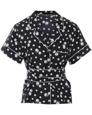 Dolce & Gabbana Print Vanity Shirt - Black