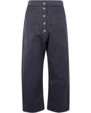 Studio Nicholson Pantalons Décontractés - Bleu