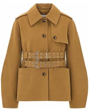 Ganni Ermine Jacket - Brown