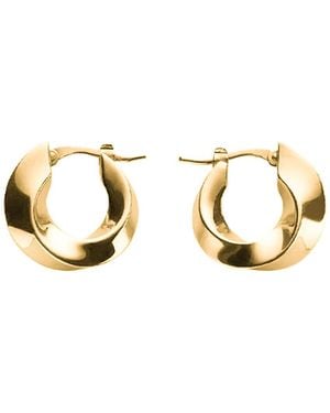 Bottega Veneta Hoop Earrings - Metallic