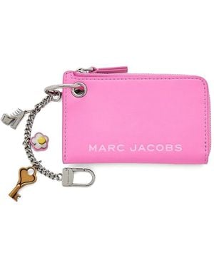 Marc Jacobs The Top Zip Charm Wallet - Pink