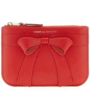 Comme des Garçons Bog Bow Purse - Red