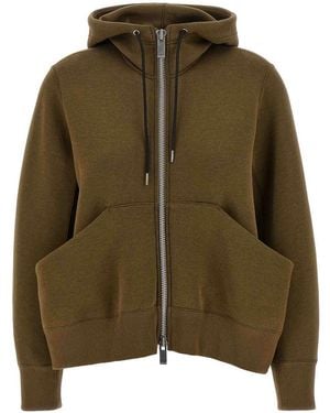Sacai Sponge Hoodie Hoodie - Green