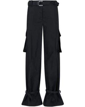 The Attico Cargo Trousers - Blue
