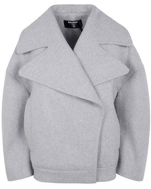 Balmain Caban - Grigio