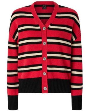 Pinko Vienna Wool Cardigan With - Red