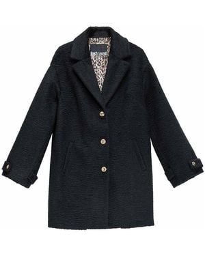Just Cavalli Cappotto Faux Astrakan - Blue