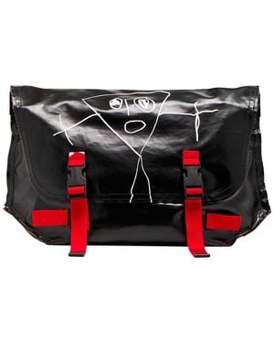 Plan C Pili And Messenger Bag - Red