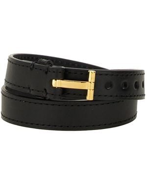 Tom Ford Logo Bracelet - Black