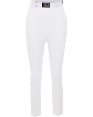 Elisabetta Franchi Pants - White