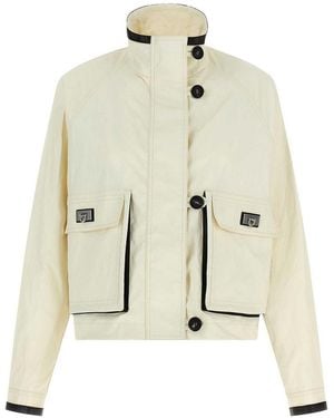 Ferragamo Tech Linen Jacket - Natural