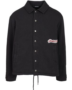 Jacquemus Cotton Twill Shirt Jacket - Black