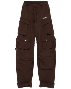 The Attico Cotton Cargo Pants - Brown
