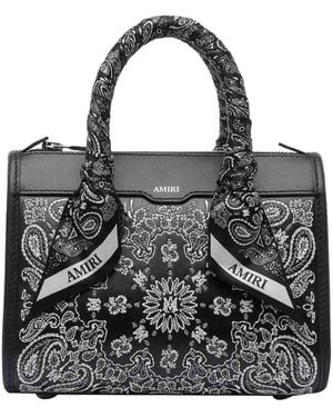 Amiri Micro Bandana Triangle Handbag - Black