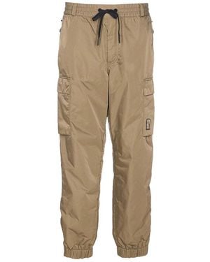 Moncler Logo Trousers - Natural