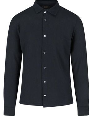 Zanone Cotton Shirt - Blue