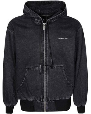 44 Label Group Zip Hoodie - Blue