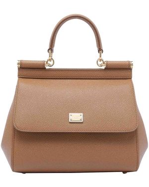 Dolce & Gabbana Sicily Handbag - Brown