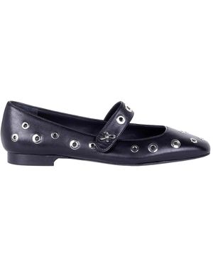 Roberto Festa Leather Ballerina - Blue