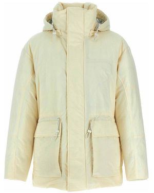 Laminar Hooded Down Jacket - White