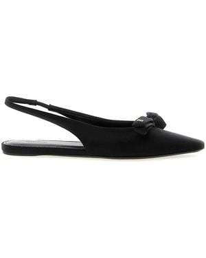 Balenciaga Nano Bow Sling Slingback - Black