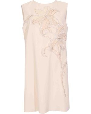 Tarik Ediz Carleane Midi Dress - Natural