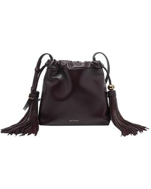 Etro Bordeaux Mini Kalispera Crossbody Bag - Black