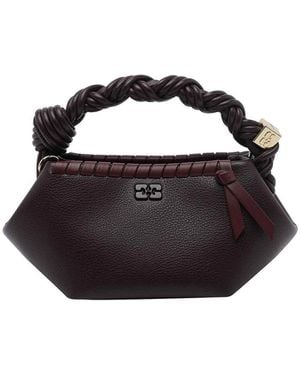 Ganni Mini Bou Tresse Handbag - Black