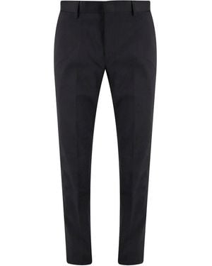 ZEGNA Stretch Cotton Trouser - Blue