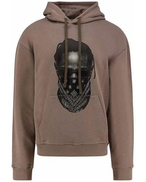 ih nom uh nit Cotton Sweatshirt - Brown