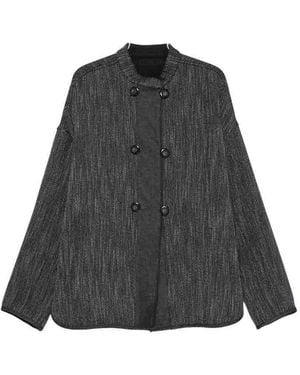 Emporio Armani Wool Blend Jacket - Black