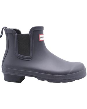 HUNTER Ankle Boots - Blue
