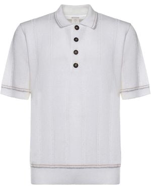 Eleventy T-Shirts And Polos, Light, Sand Linen - White