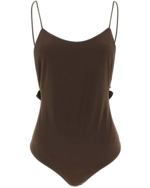 Jacquemus Le Maillot Cabana One-Piece Swimsuit - Brown