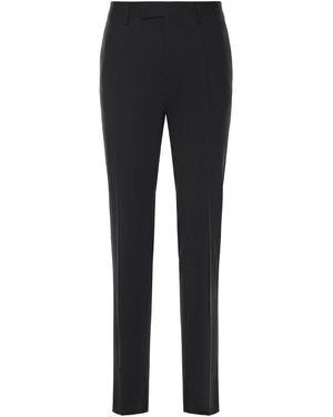 Lardini Stretch Wool Trousers - Black