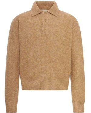 Ami Paris Alpaga Polo - Natural