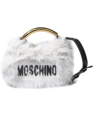 Moschino Handle Me Mini Furry - Metallizzato