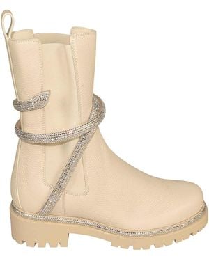 Rene Caovilla Boots - Natural
