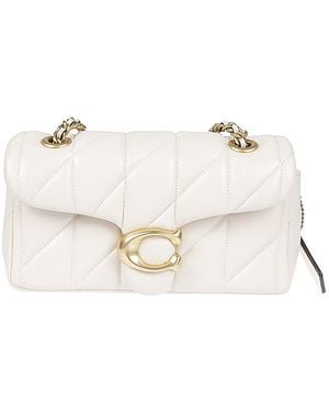 COACH Tabby 20 Leather Crossbody Bag - Natural