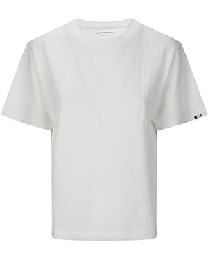 Extreme Cashmere Corte-Sized Short Sleeve Crew T-Shirt - White