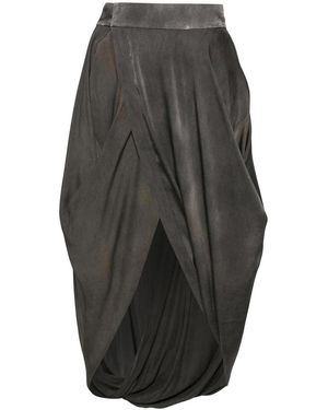 Uma Wang Silk Skirt - Black