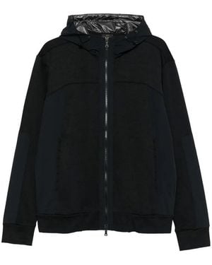 Paul & Shark Cotton And Nylon Zip-Up Hoodie - Black