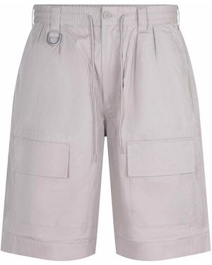 Y-3 Bermuda Made From A Cotton Blend - Grey