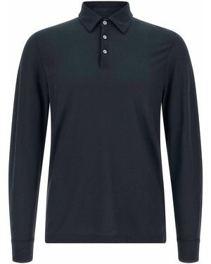 Zanone Ice Cotton Polo Shirt - Blue