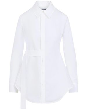 Jean Paul Gaultier Strap Detail Shirt - White