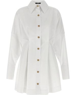 Balmain Chemisier Dress - White