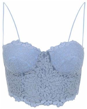 Ermanno Scervino Bustier Top - Blue