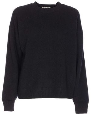 AURALEE Baby Cashmere Sweater - Black